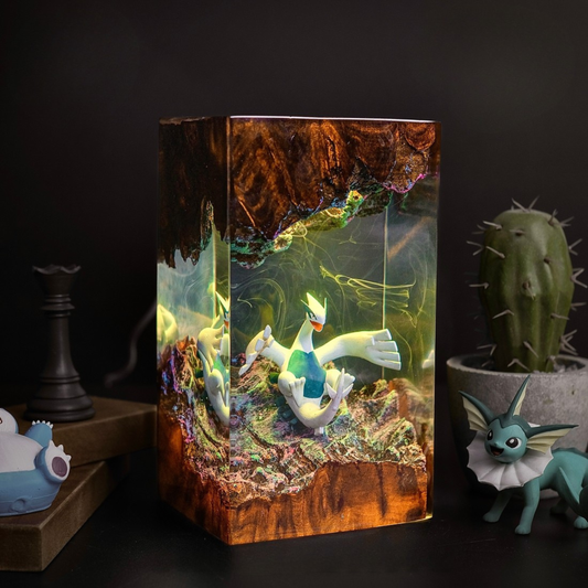 Lugia Resin Lamp
