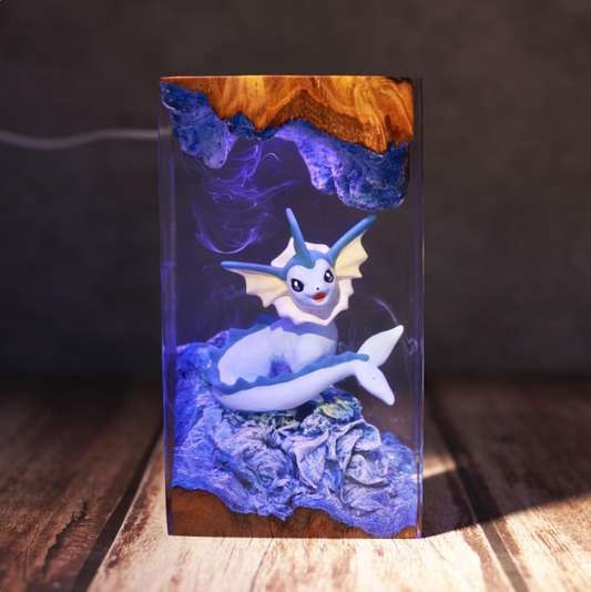 Vaporeon Resin lamp